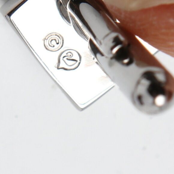Swarovski Crystal Square Faceted Cufflinks Jewel Bling Silver Swan Stamped - Picture 5 of 11